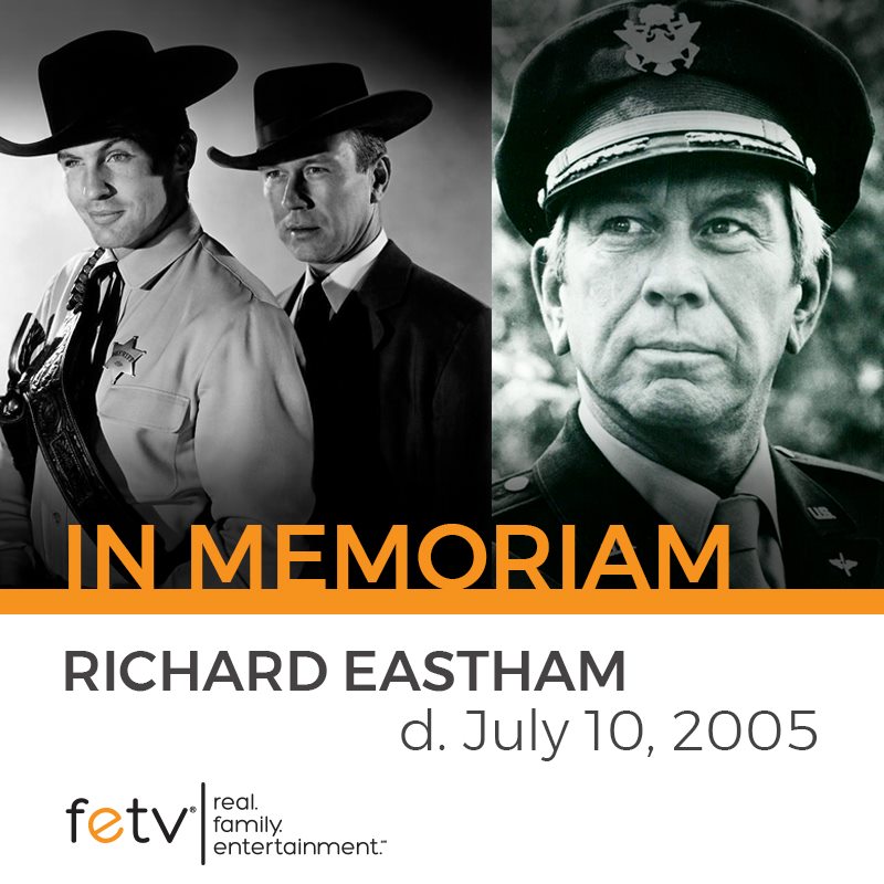 FETV - Remembering Richard Eastham, who passed away 15 years ago today ...
