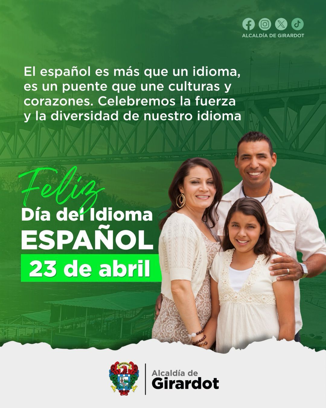 Alcaldía - ¡Feliz Día del Idioma Español! Celebremos la riqueza y la diversidad de nuestra ...