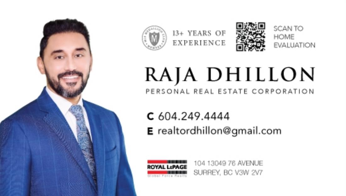 Raja Dhillon & Associates Personal Real Estate Corp. | Surrey BC