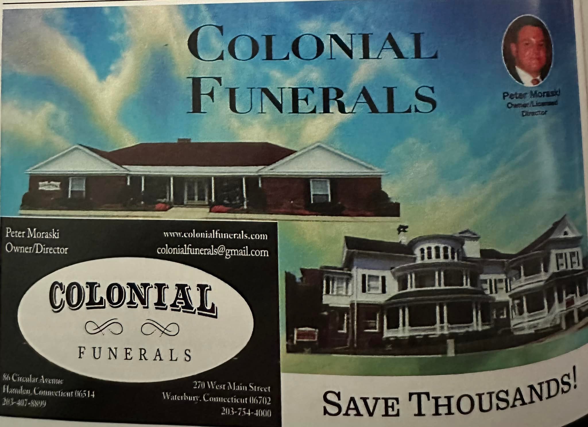 Colonial Funeral Home Hamden Connecticut Obituaries