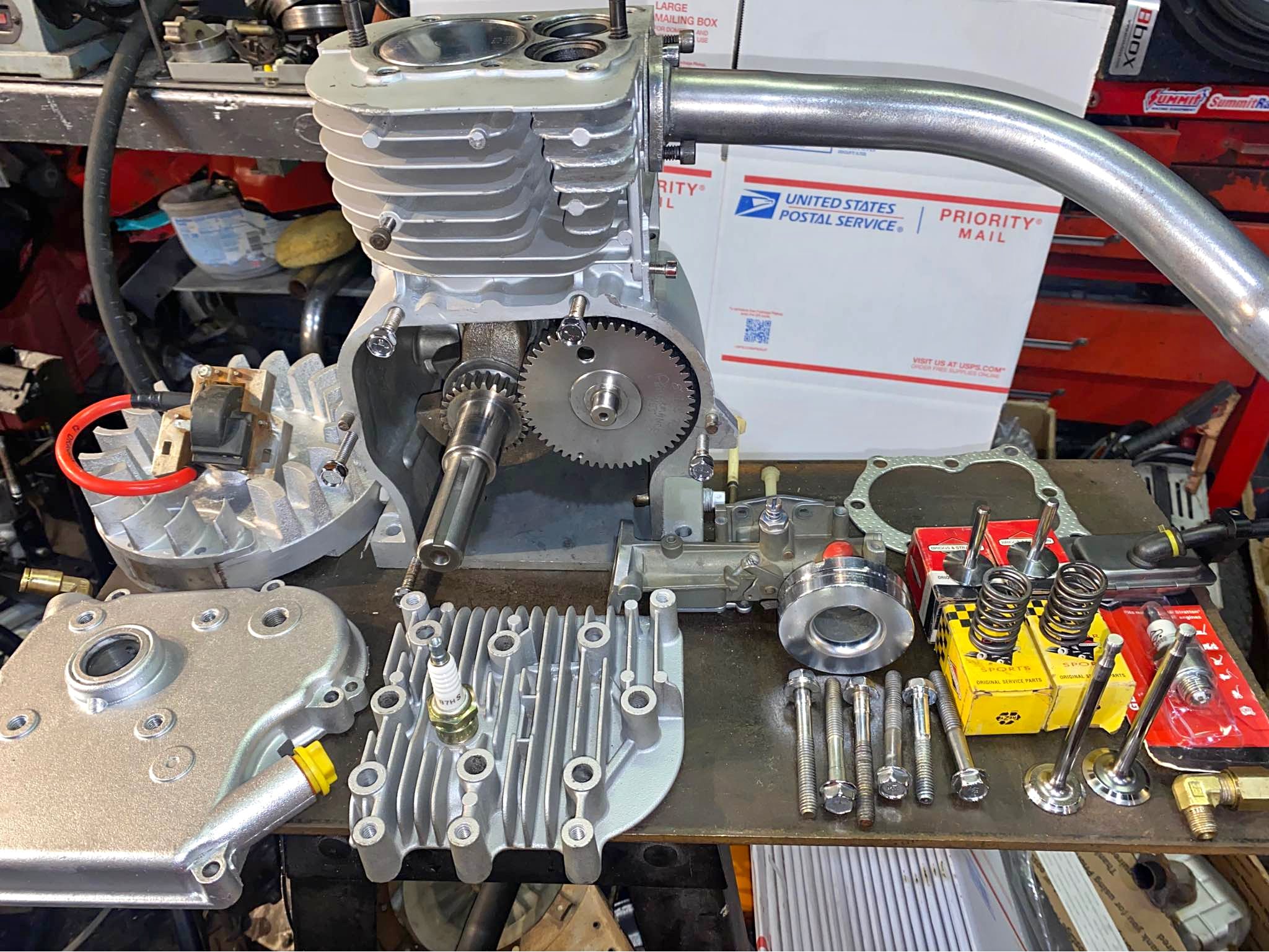 Briggs and Stratton raptor with extras great condition!!! Mini bike go ...