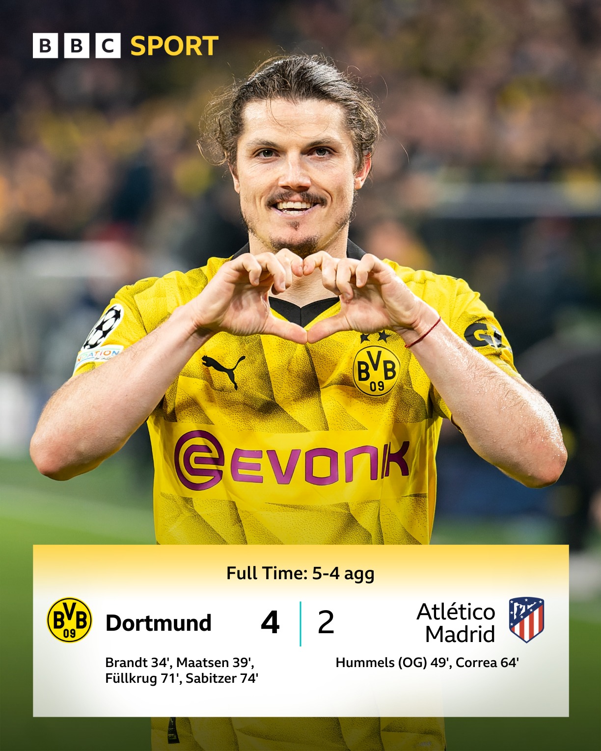 BBC Sport - BORUSSIA DORTMUND TURN IT AROUND! They're...