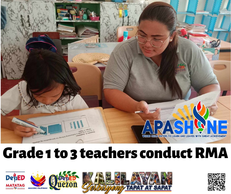 𝗚𝗿𝗮𝗱𝗲 𝟭 𝘁𝗼 𝟯... - DepEd Tayo Apasan ES - Quezon Province