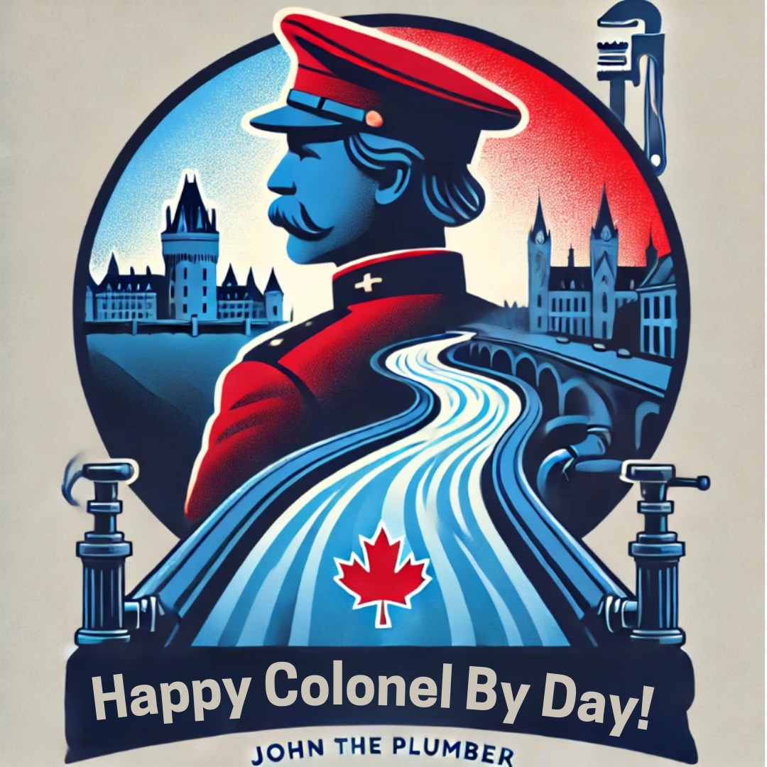 John - Happy Colonel By Day! A Day for History & Plumbing! 🏛️🚰 Today we ...