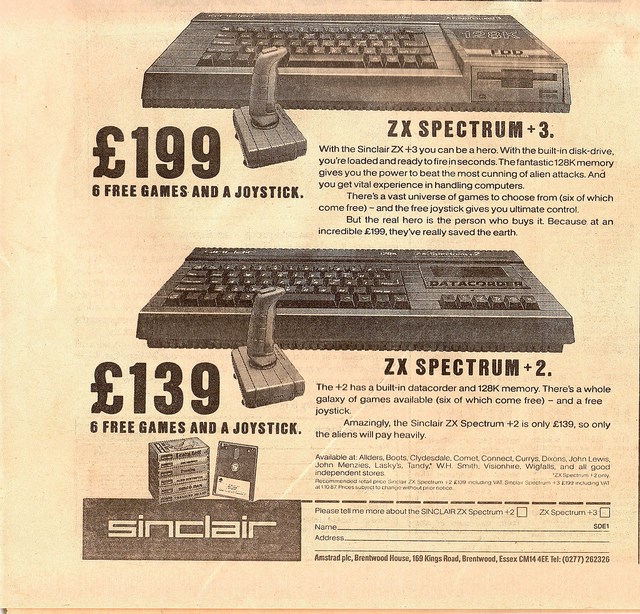 ⭐️掲載 And this was the 1983 ad that made me wanna have a ZX Spectrum