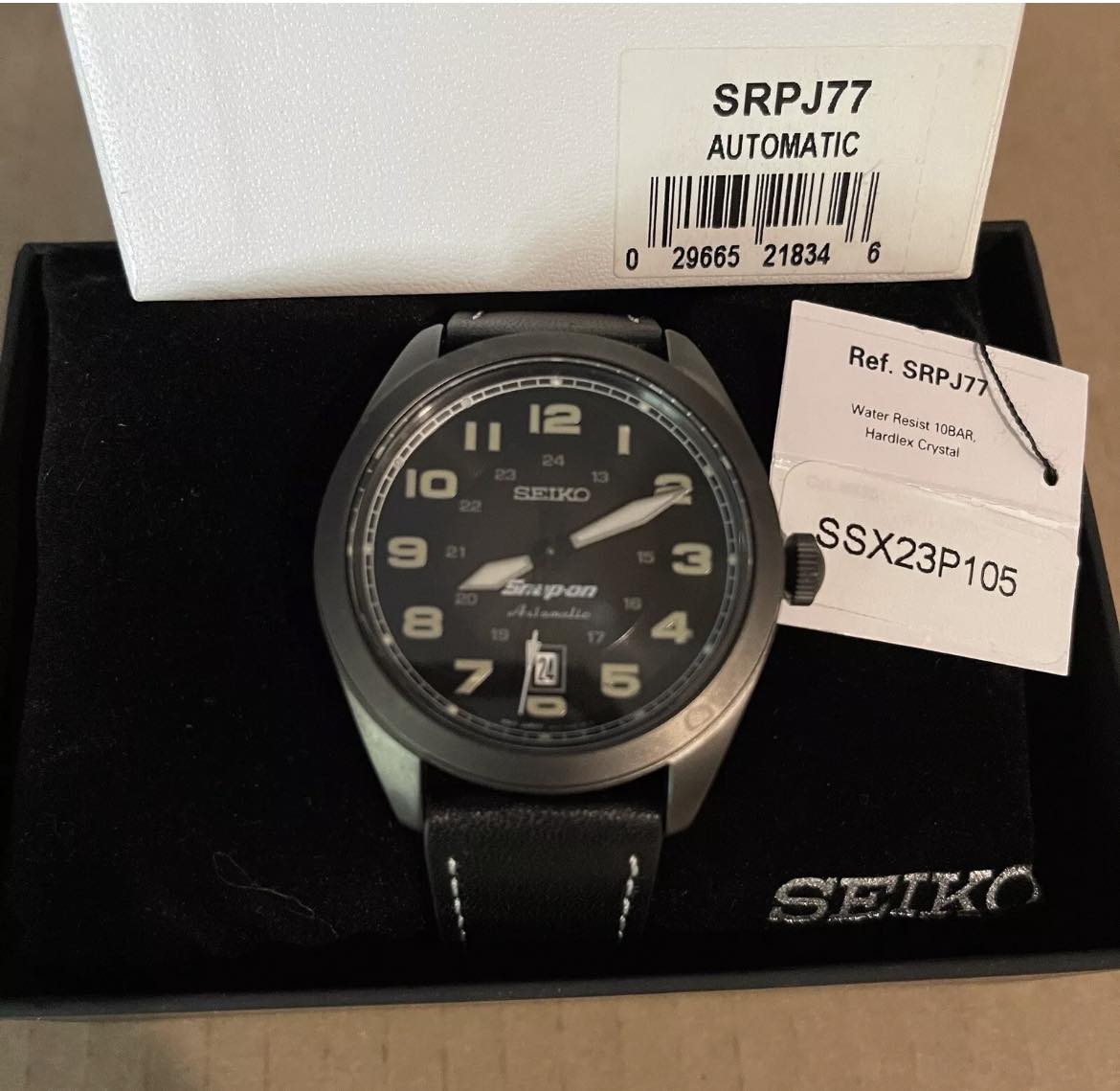Snap-on Tool Seiko Watch - Limited Edition - New in Box SSX23P105