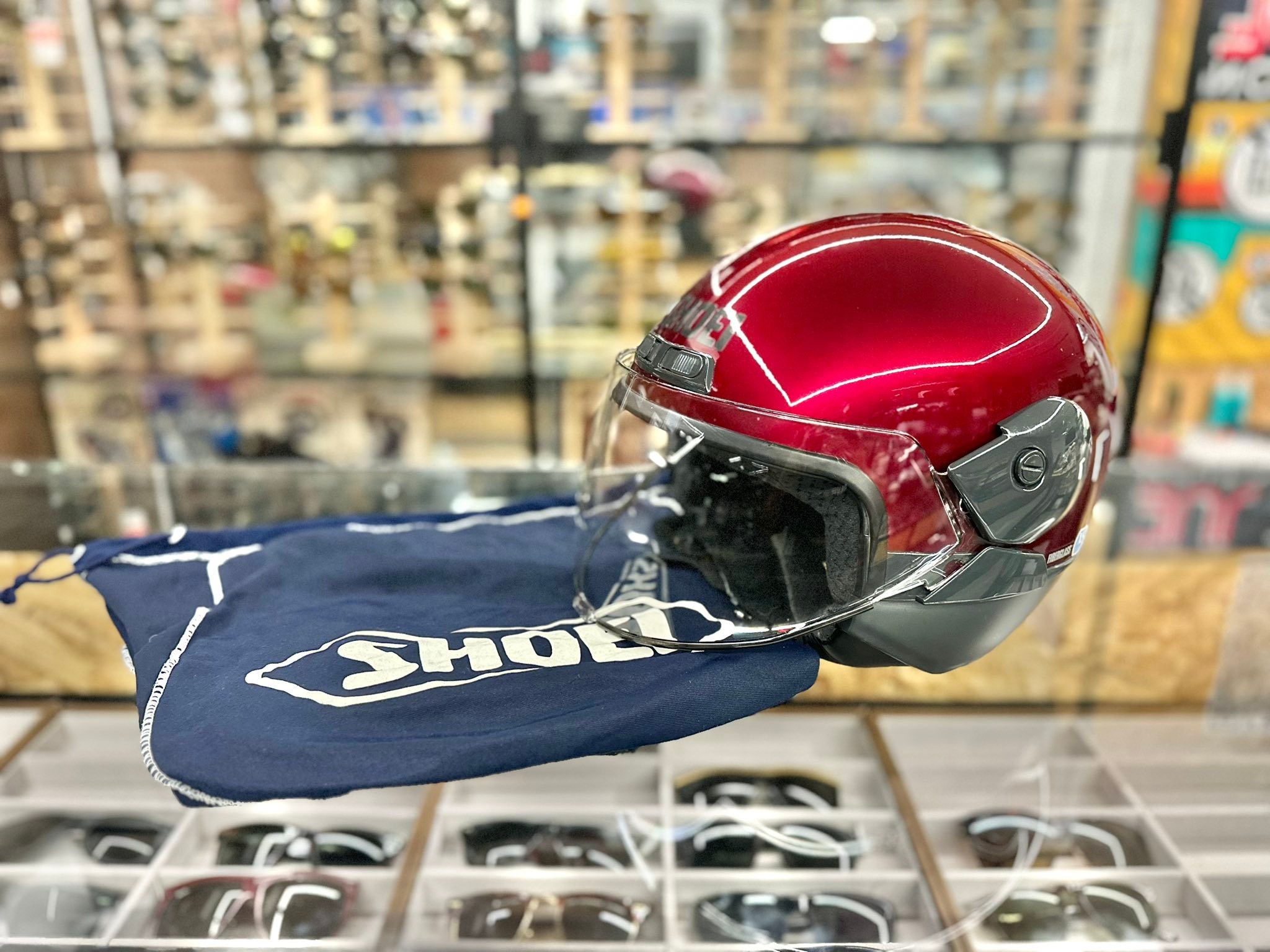 shoei domo helmet VFX-EVO Jammer Off-Road Motorcycle : Automotive Dry Interior System II absorbs and disperses moisture effectively and is fully removable and washable Geng2 Shoei Domo,Robot, Steng dan