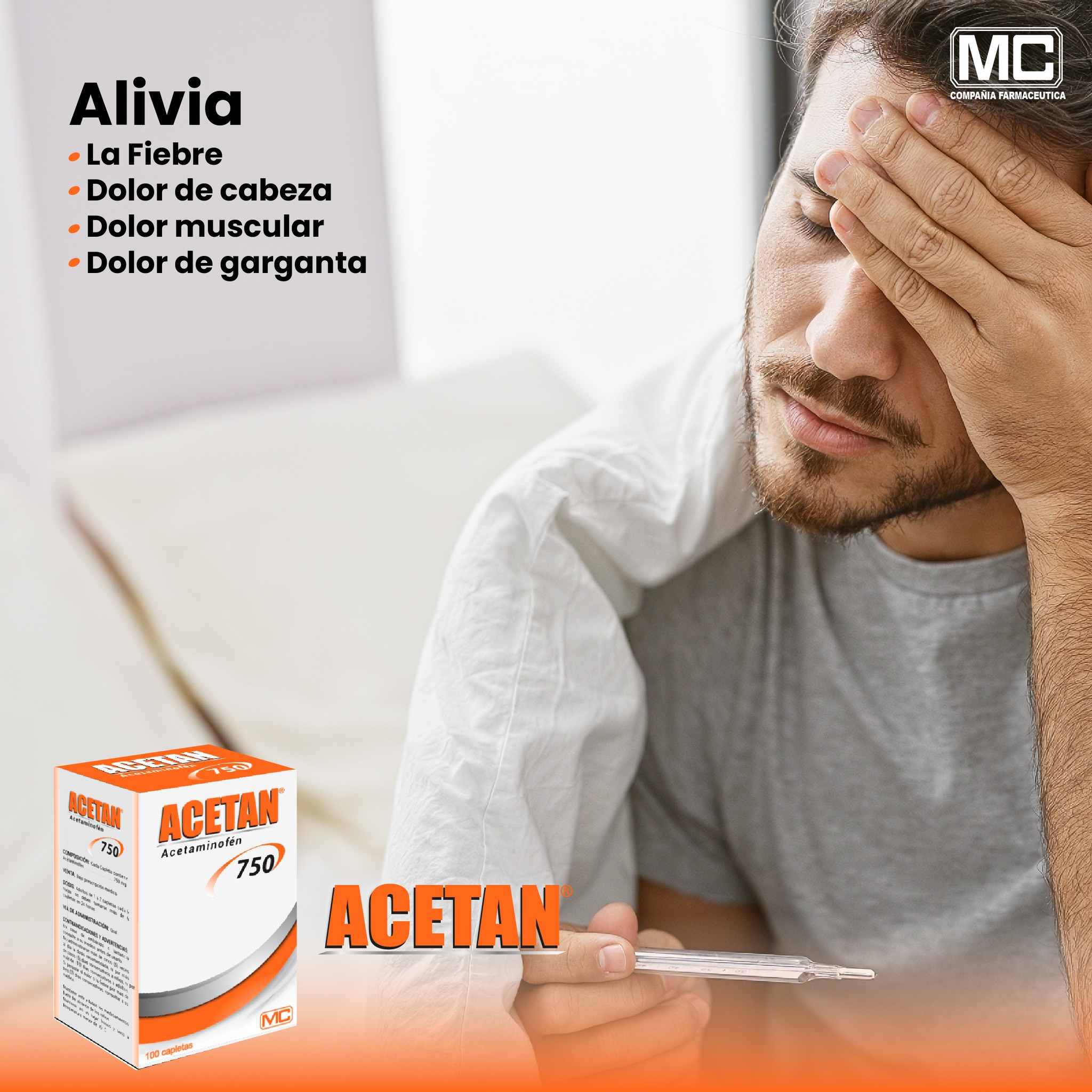 💊 Alivia tu malestar con Acetan... - Compañía Farmacéutica MC | Facebook