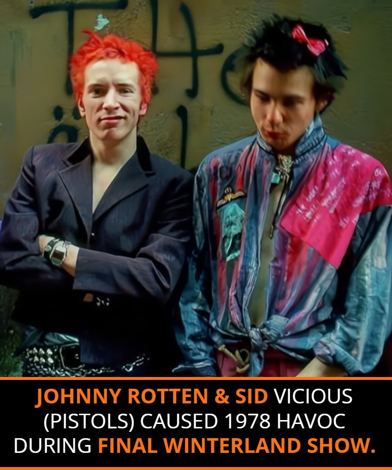 Johnny Rotten & Sid Vicious (Sex Pistols) dismantled industry