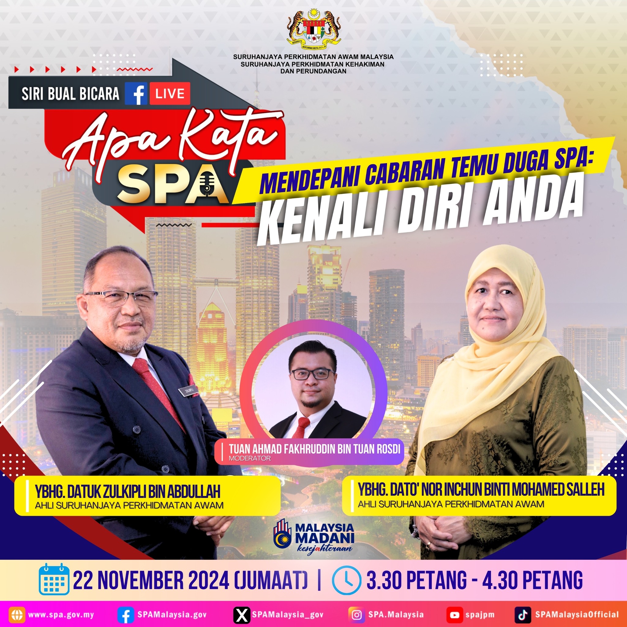 Suruhanjaya - APA KATA SPA SIRI 4: MENDEPANI CABARAN TEMU DUGA SPA ...