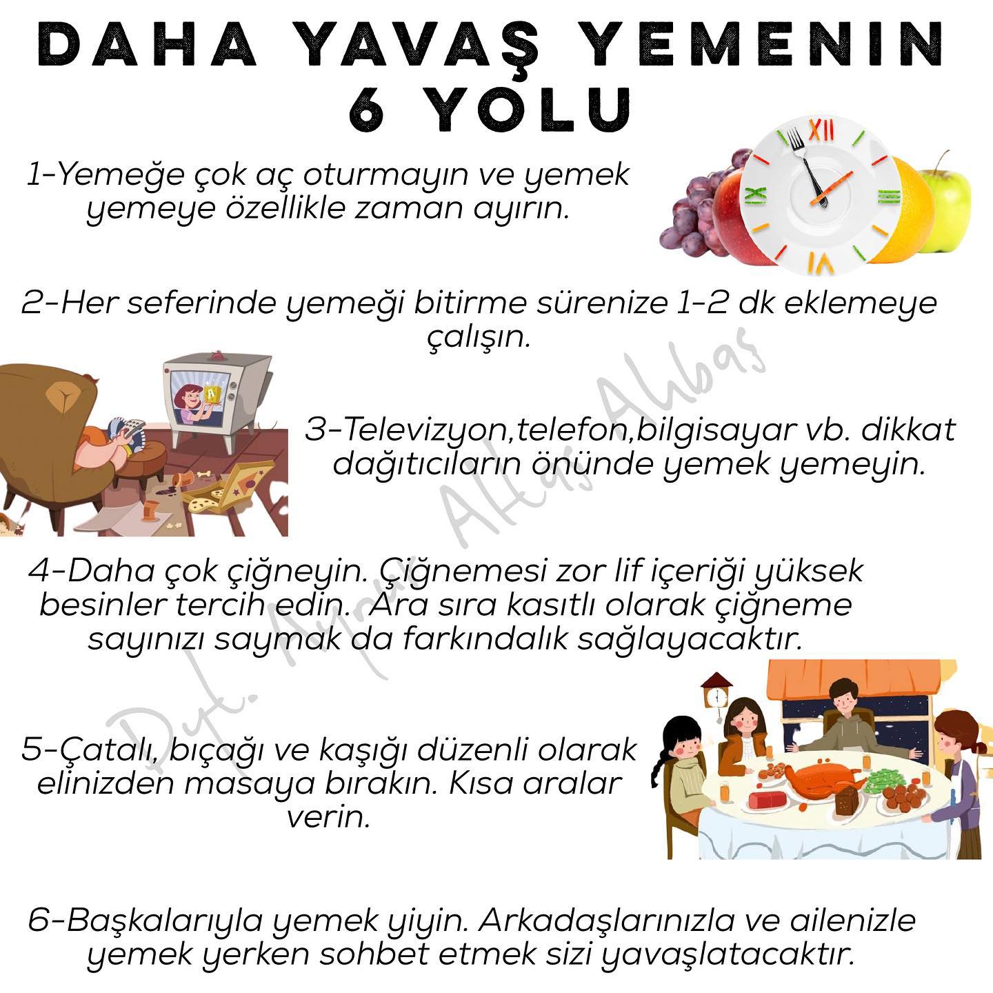Diyetisyen - ⭐️Y A V A Ş L A Y I N⭐️ . . . #yavaşlayın#yavaşye#azye# ...