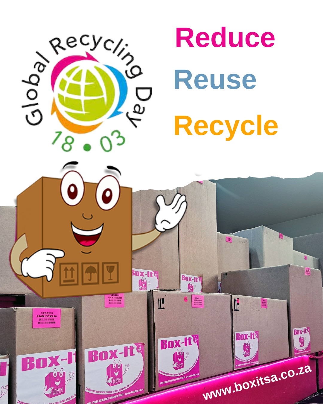 Box-It SA - Global Recycling Day 2024 falls on March 18th...