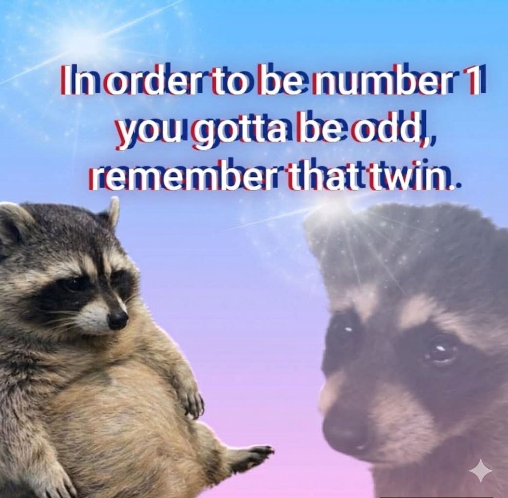 Raccoon - Be weird. Be different. That’s how you win 🦝 #animals # ...