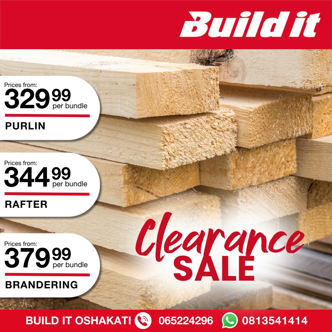 🌳 Timber Clearance Sale at Build It... - Build it Oshakati