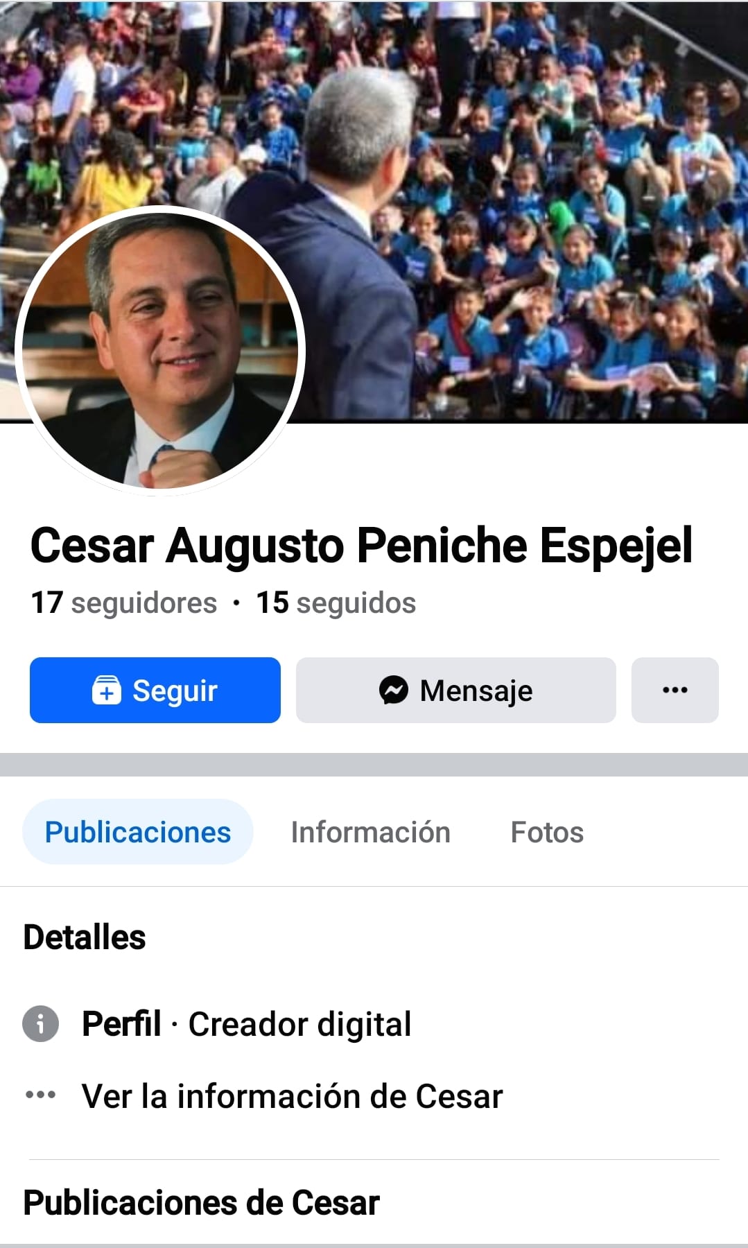 César - 🔴 Hola amigos les informo por este medio que personas ...