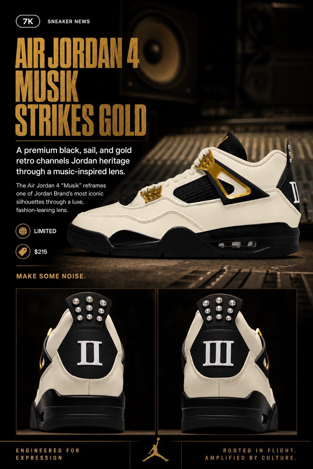 The Air Jordan 4 “Musik” is officially coming January 30, 2027