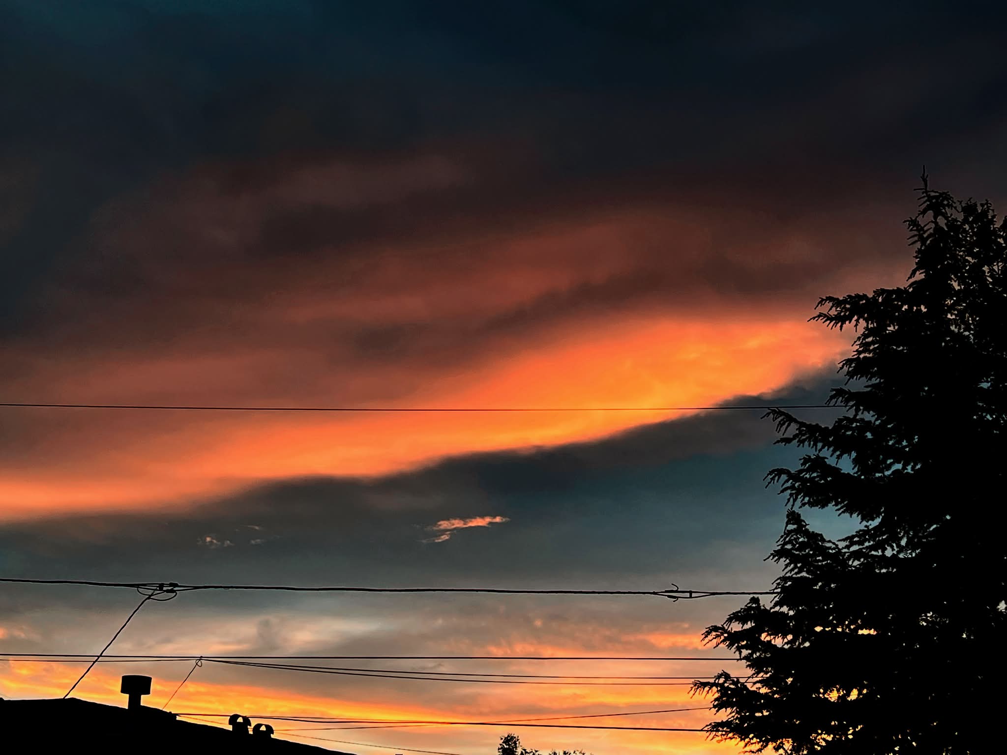 Sunset after the rain in Prescott