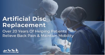 Over 20 years of helping patients... - Texas Back Institute