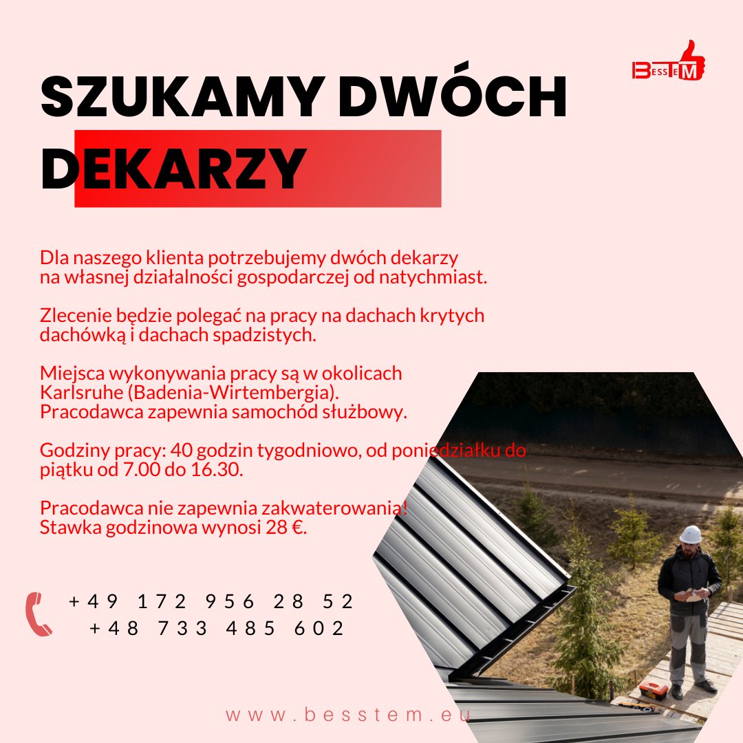Praca w Niemczech z BessteM Team | Dresden