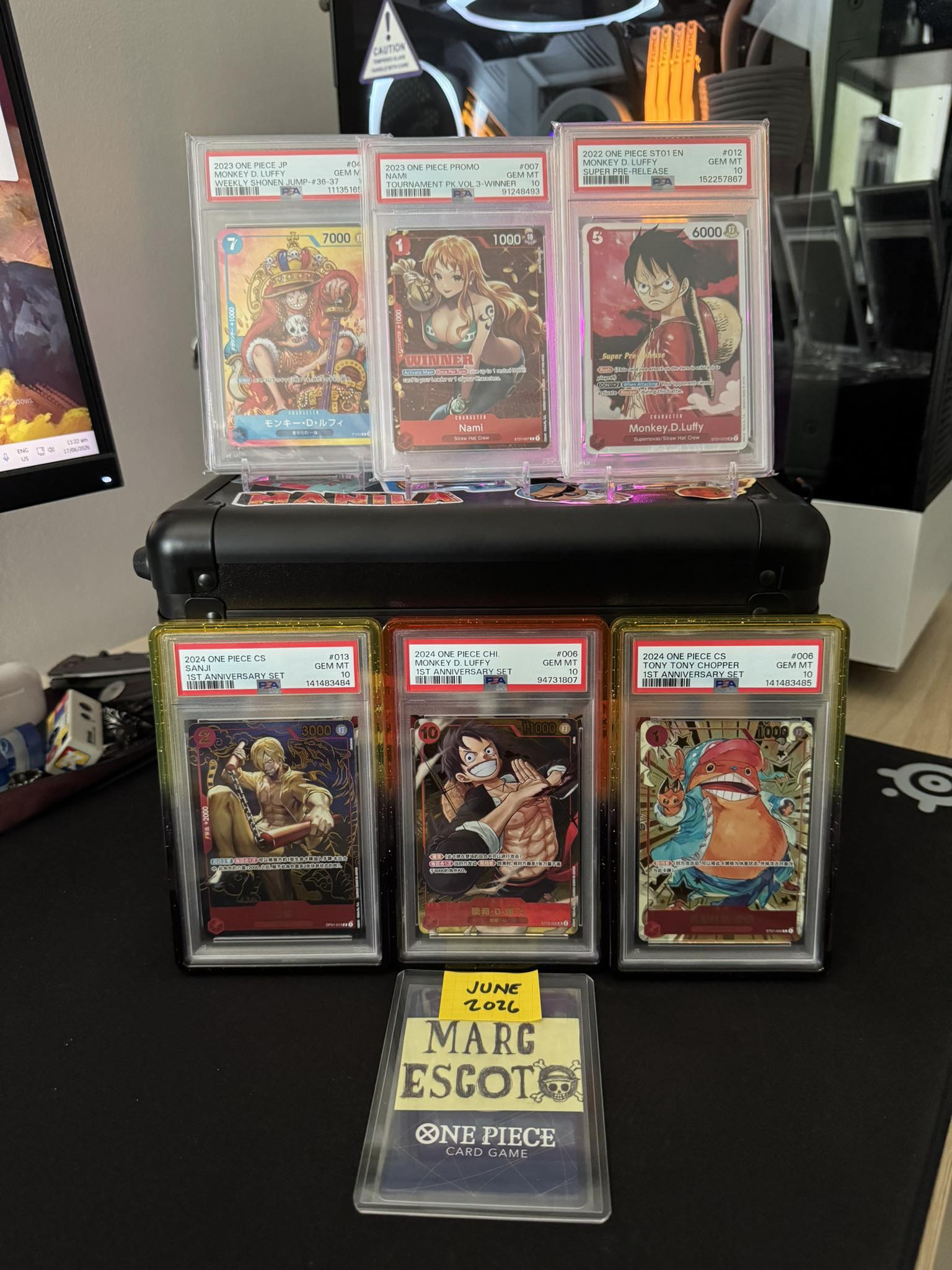 Sanji 1st Anniversary Chinese PSA 10 for sale below market value