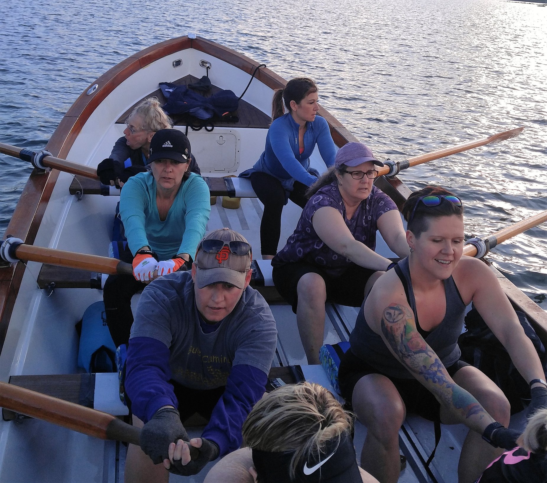The Drive The rower pulls the oar... - West Coast Rowing