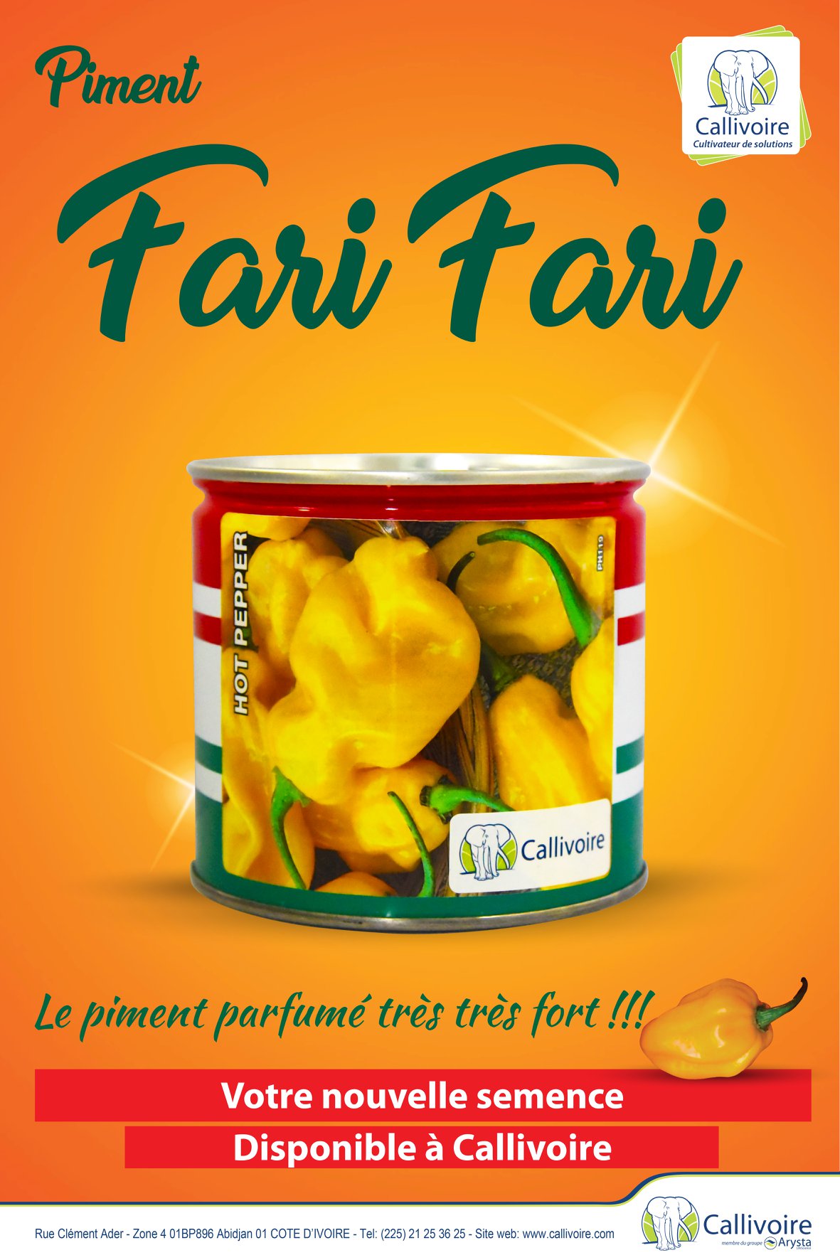 Callivoire - La meilleure semence de piment parfumé très... | Facebook
