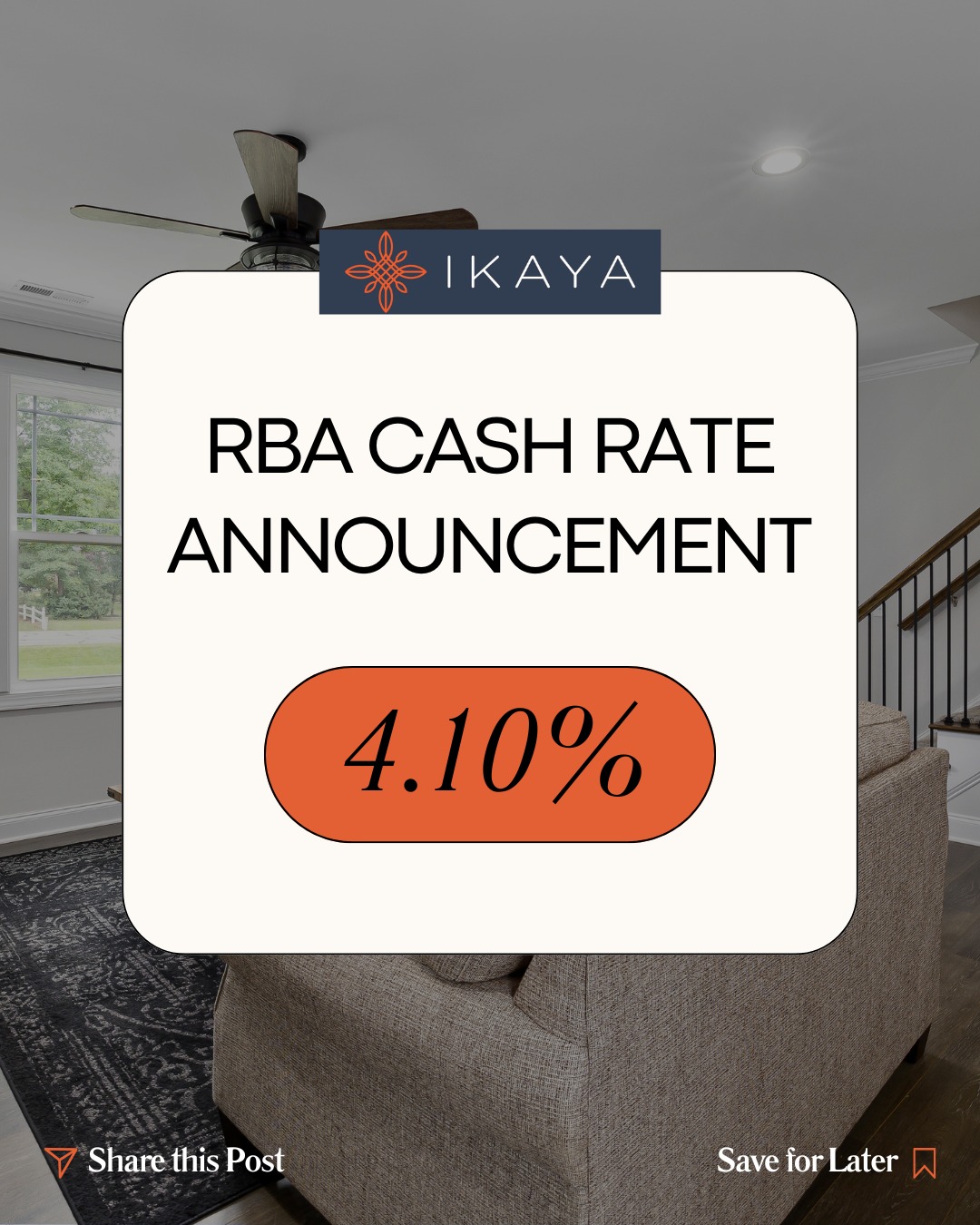 Ikaya - RBA CUTS INTEREST RATES FOR THE FIRST TIME SINCE... | Facebook