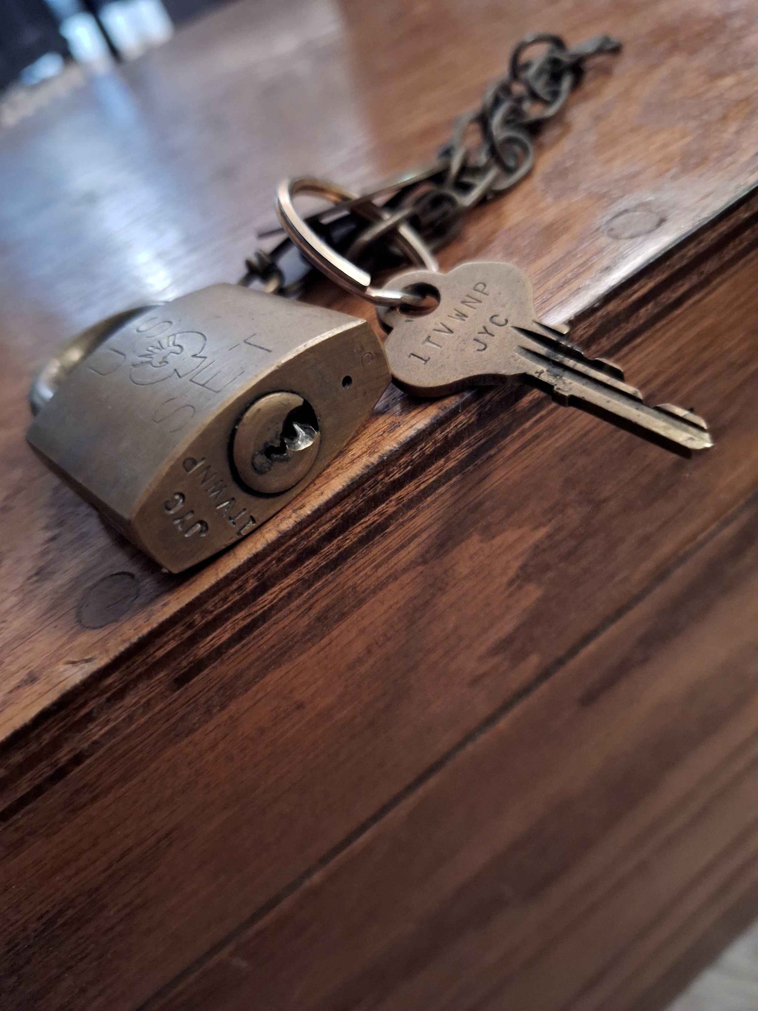 Vintage Eagle Lock Co. U.S. S.E.T. Brass Padlock w/ Matching Key ...