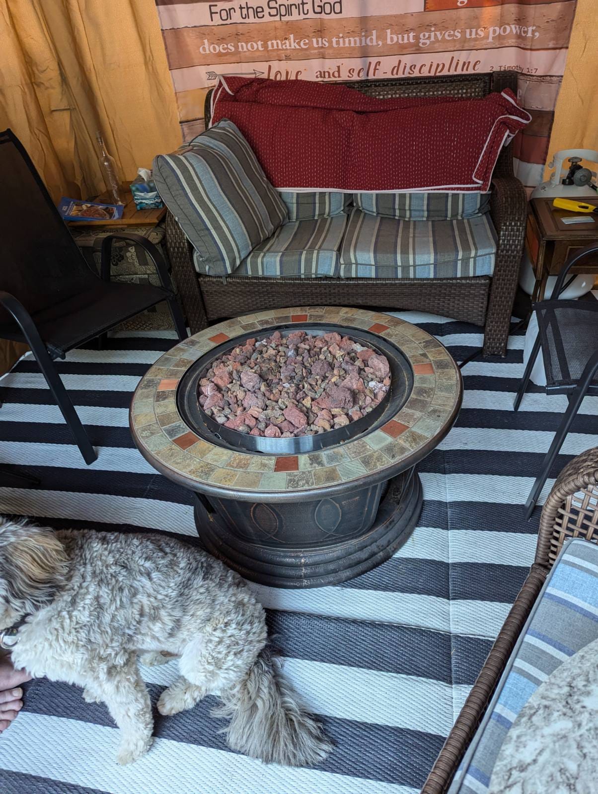 Here is a table top... - Dan's custom RV stove top covers.