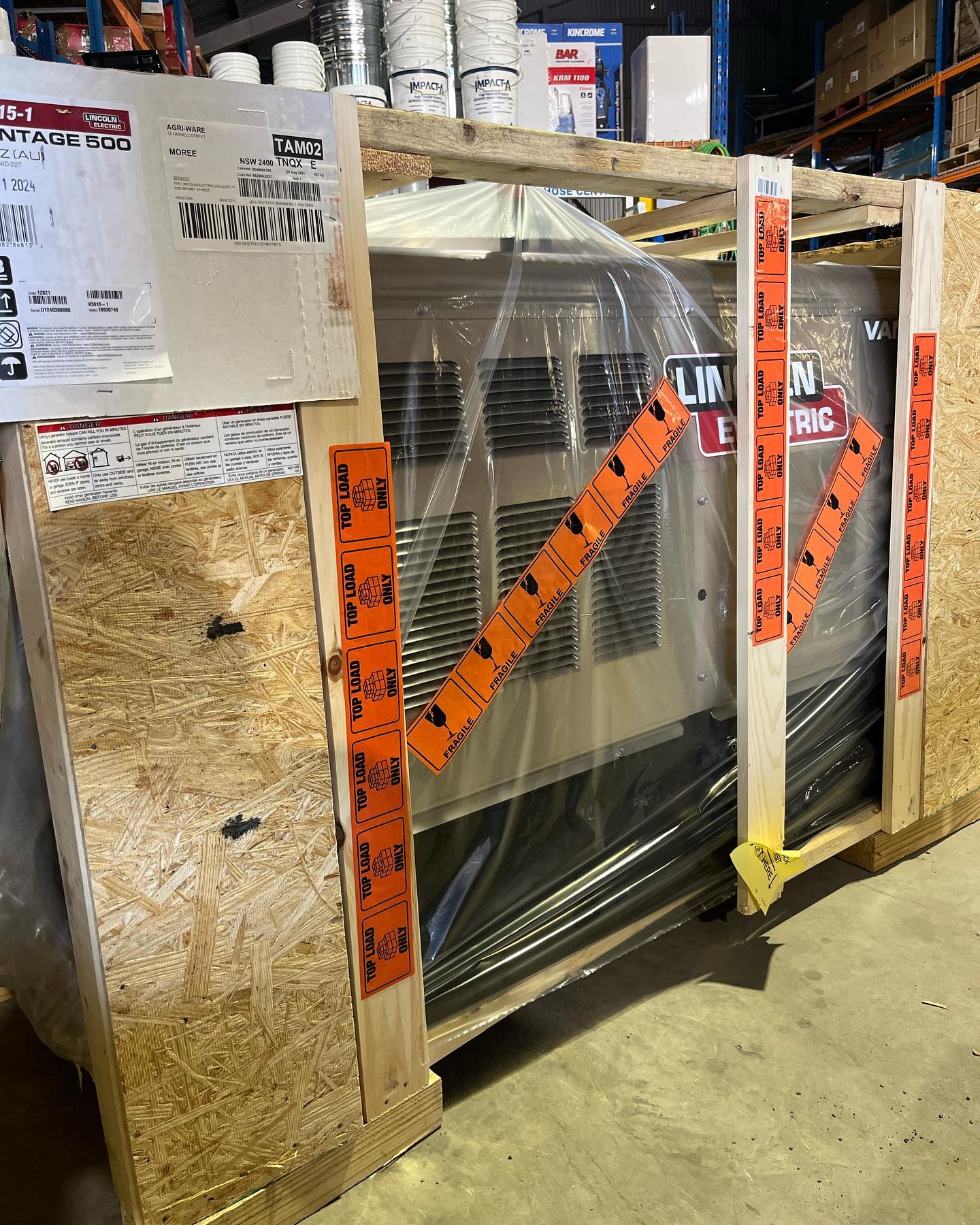 Lincoln Electric's wire feeder with CrossLinc technology