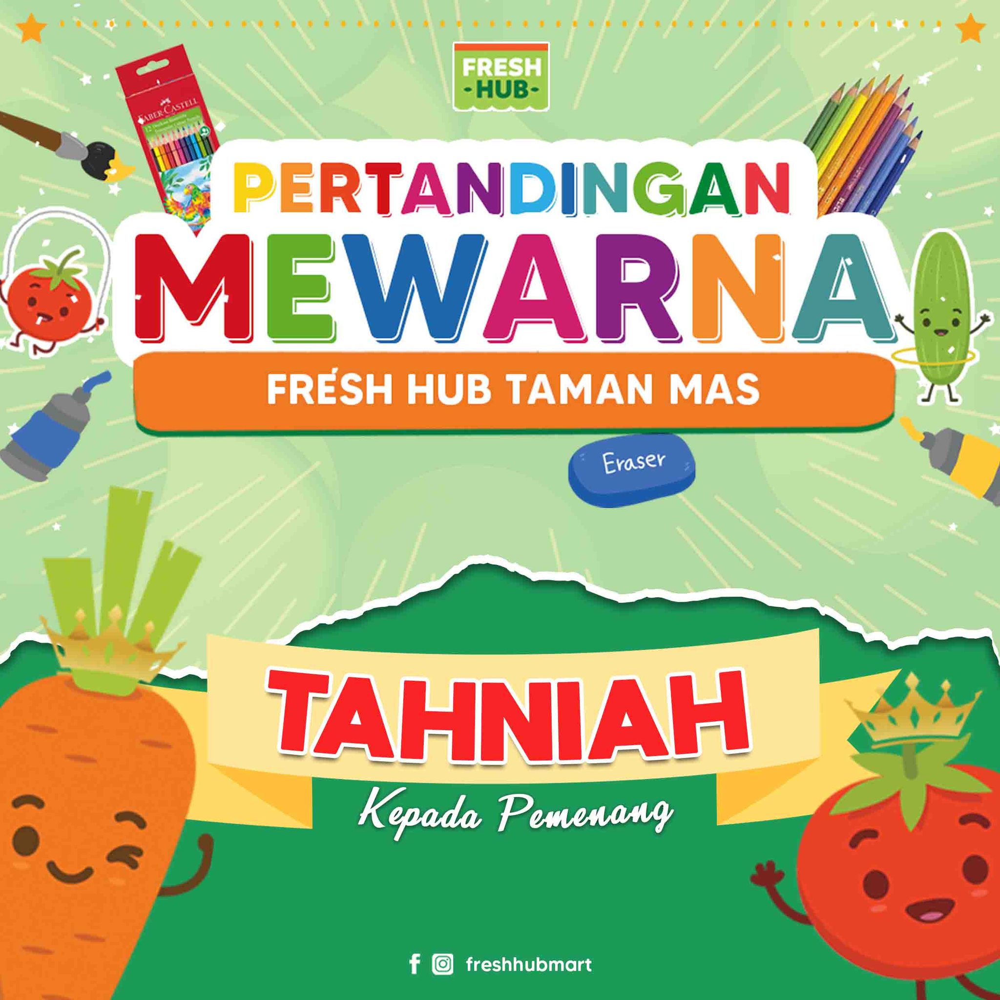 Fresh Hub - Tahniah🥳🥳 diucapkan kepada para pemenang...