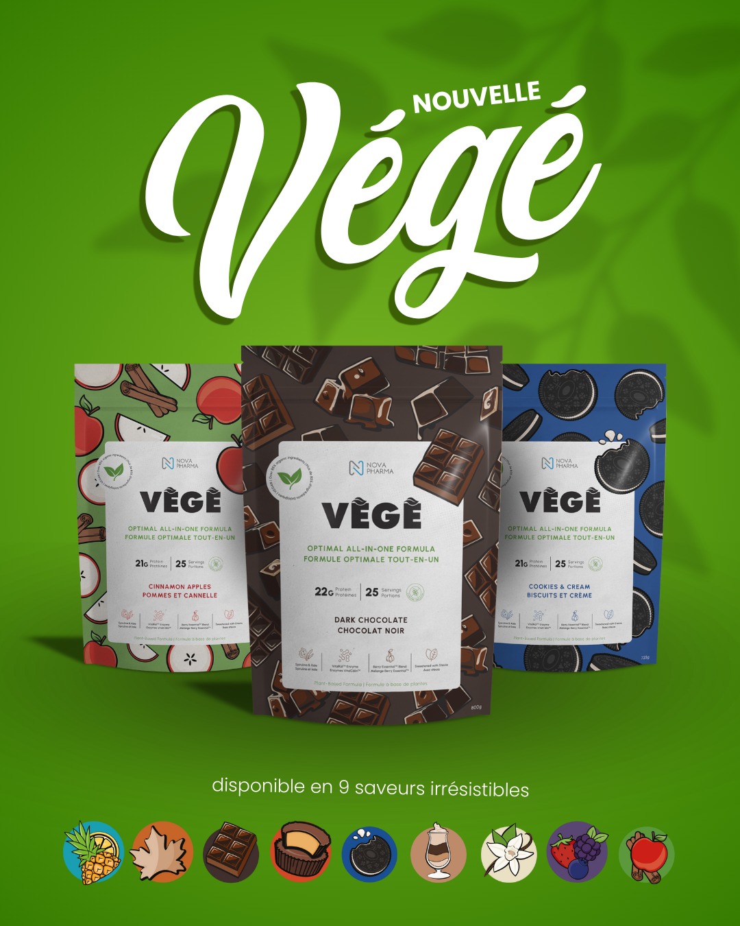 Protéine Végétalienne + Superaliments HEALTHOXIDE 25g - 500g - Neuf