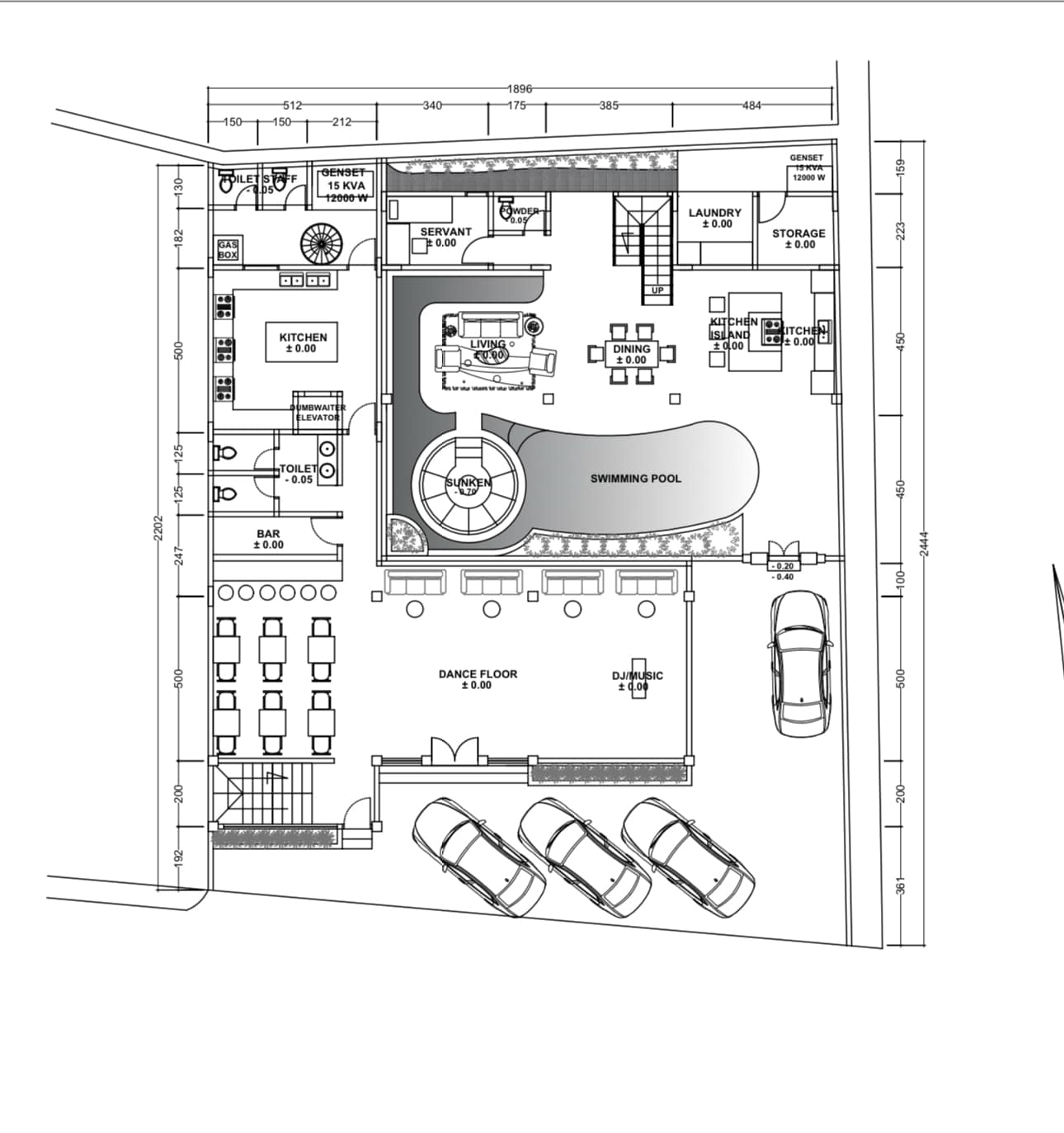 Cigar Lounge Floor Plan Modern Counter Design Retail Display Case