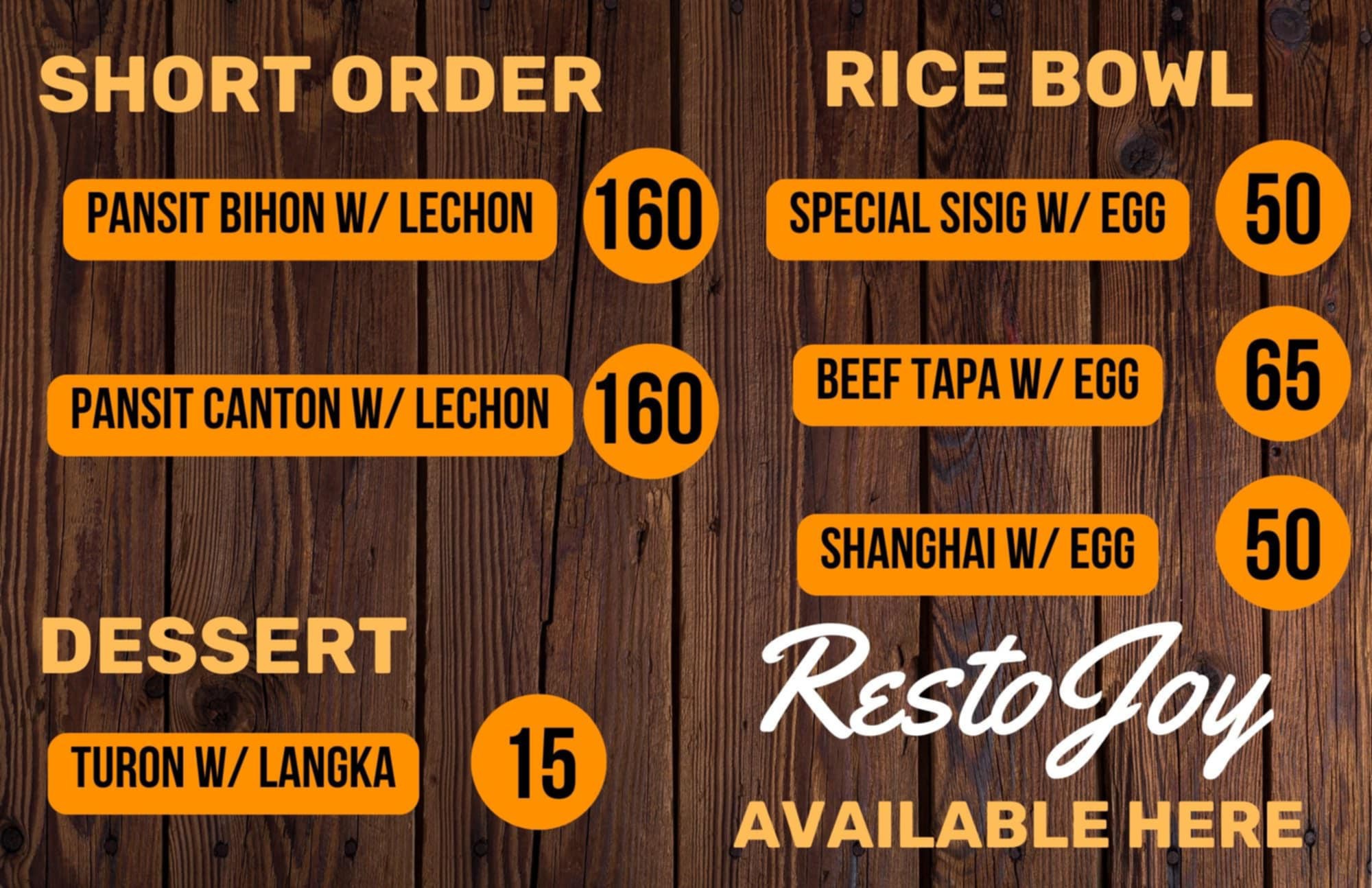 Restojoy Food House | Marikina City