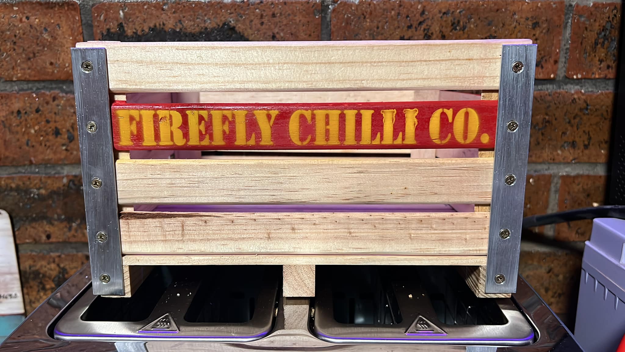 Firefly Chilli Co. - The Carolina Reaper..... Named after it's creator ...