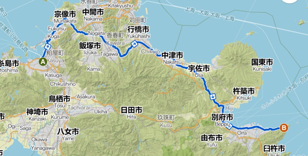 Fukuoka-Tokyo by bike!