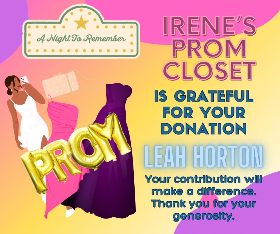 Irene's PROM Closet - It’s heartwarming to see others notice our ...