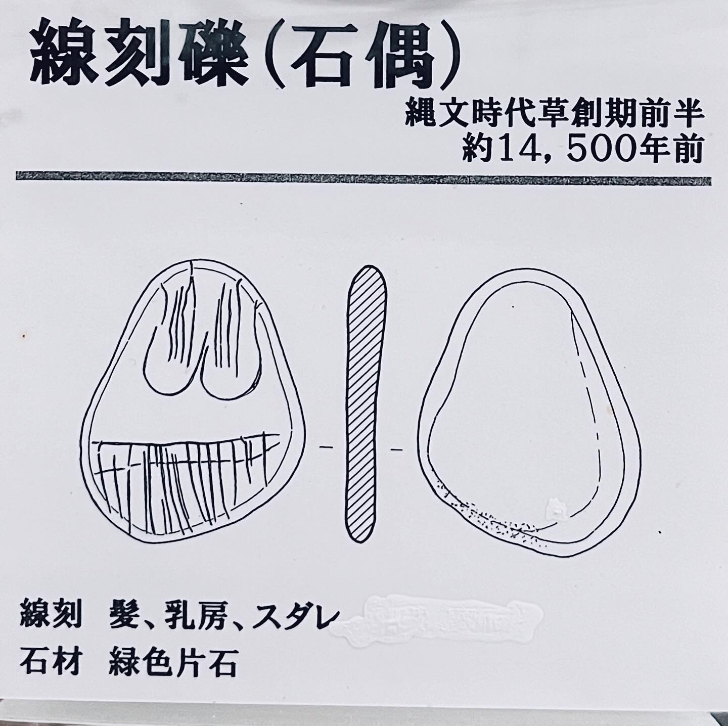 刻線入り石器！ 縄文時代晩期(約4400年前〜3200年前)？ 愛媛県、いや、四国に行くなら上黒岩岩陰遺跡を忘れてはいけない。ここ