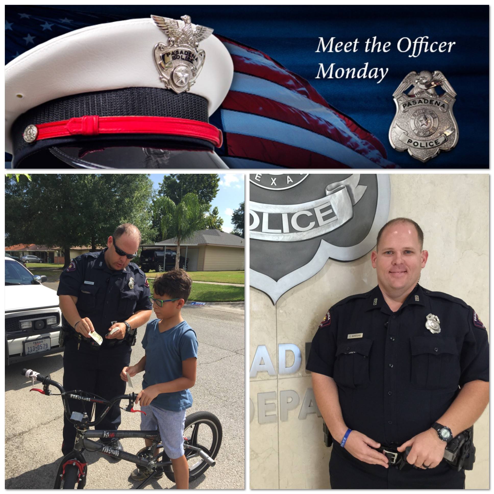 Pasadena - In this week’s “Meet the Officer Monday” we would like to ...