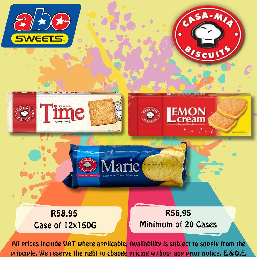 ABC Sweets - Casa Mia Lemon Biscuits are crafted specially... | Facebook