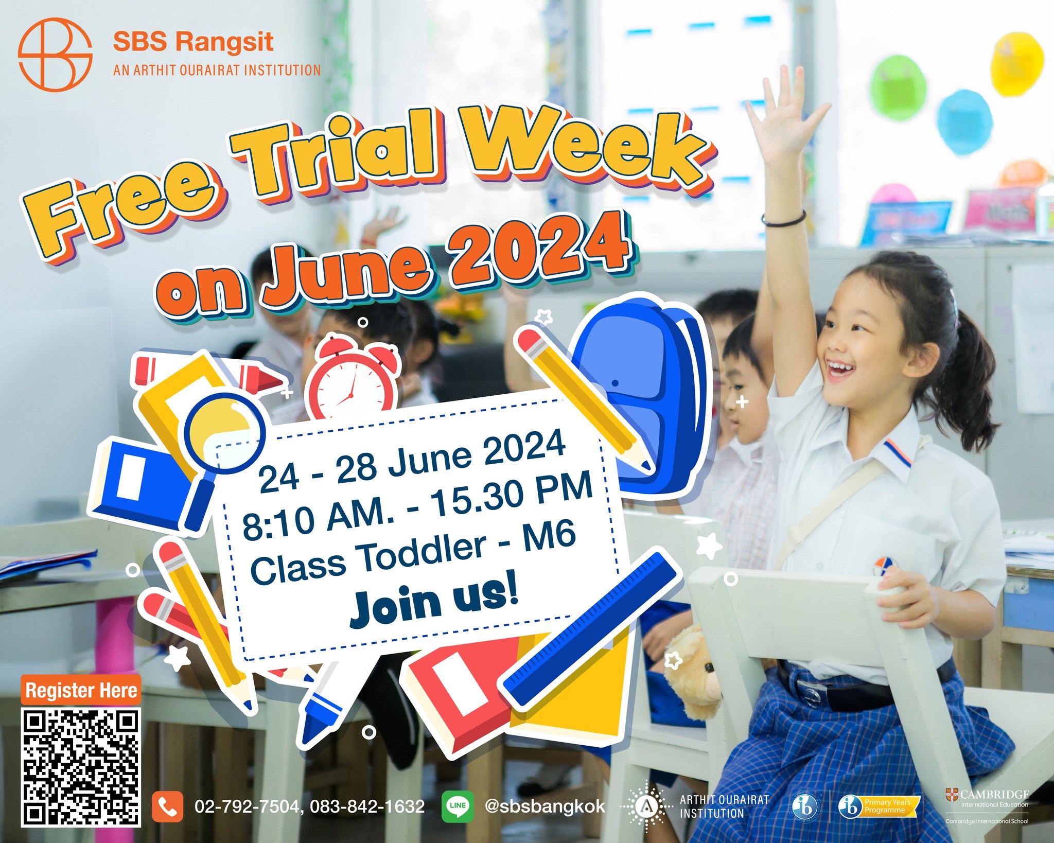 SBS Rangsit - 🎉 Join Us for a Free Trial Week at SBS! 🎉...