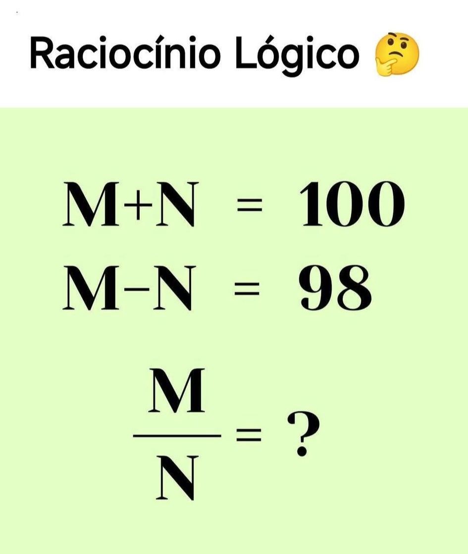 Sistema de Equações #matematica #fblifestyle