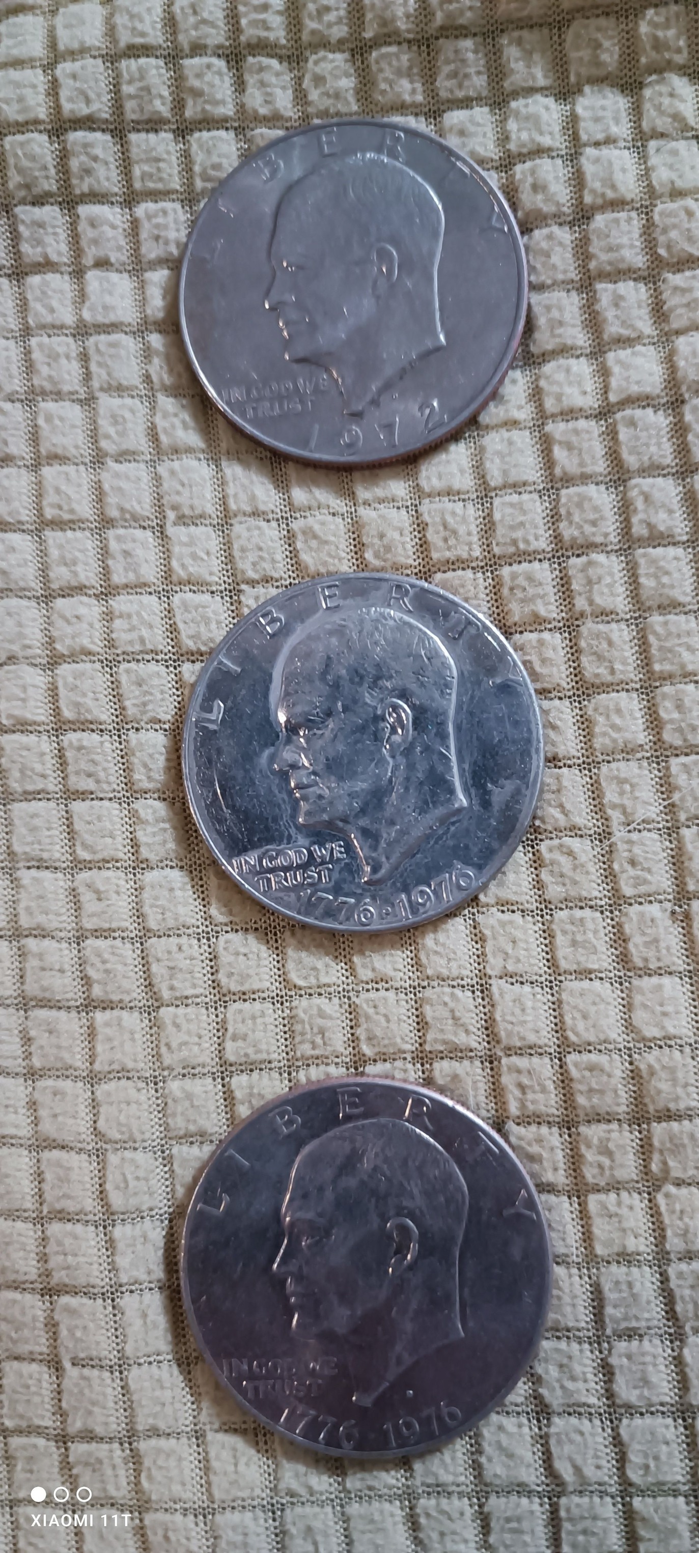 1776-1976 Eisenhower Liberty Bell Moon One Dollar US Bicentennial 