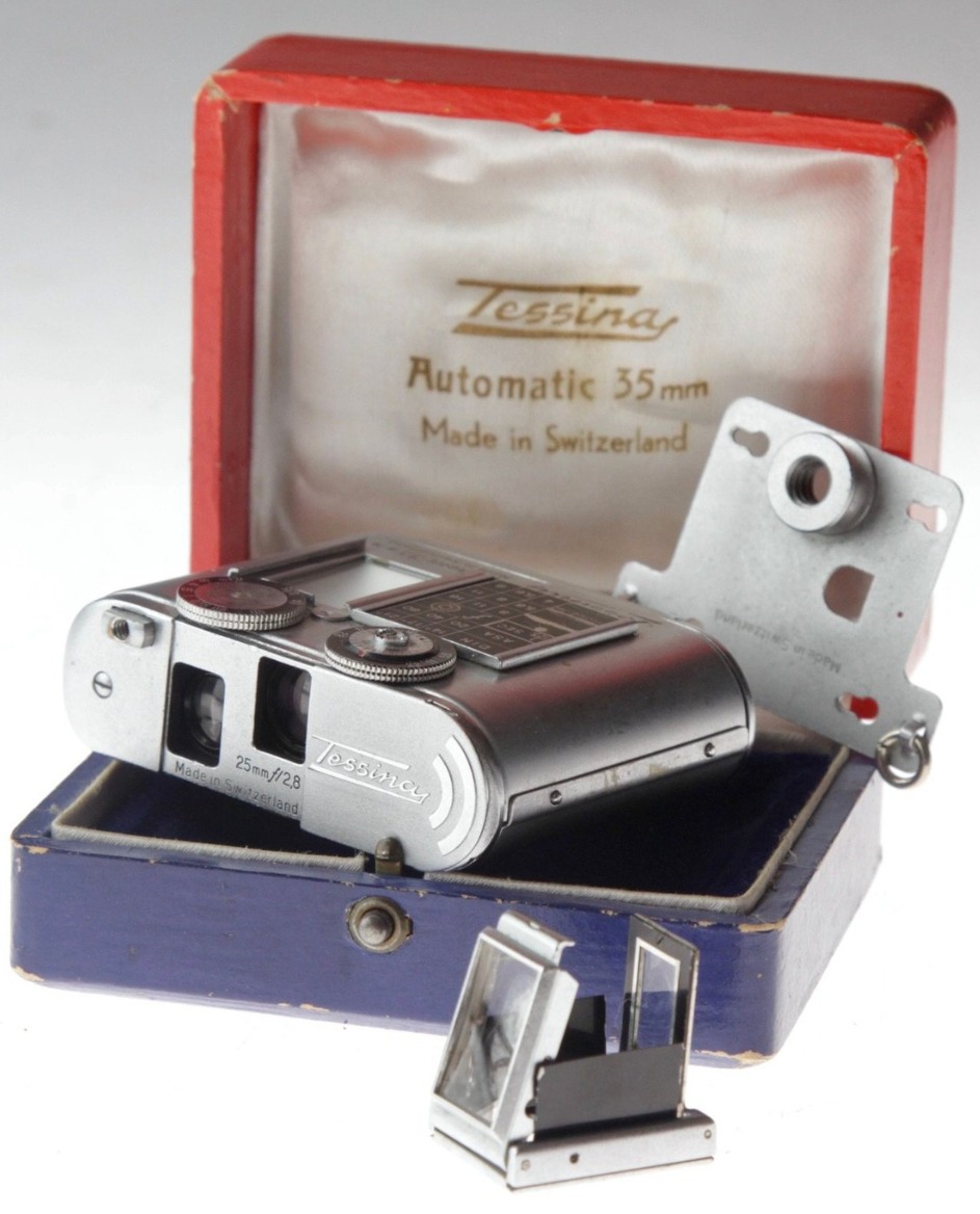 Tessina 35mm subminiature camera worn like a watch