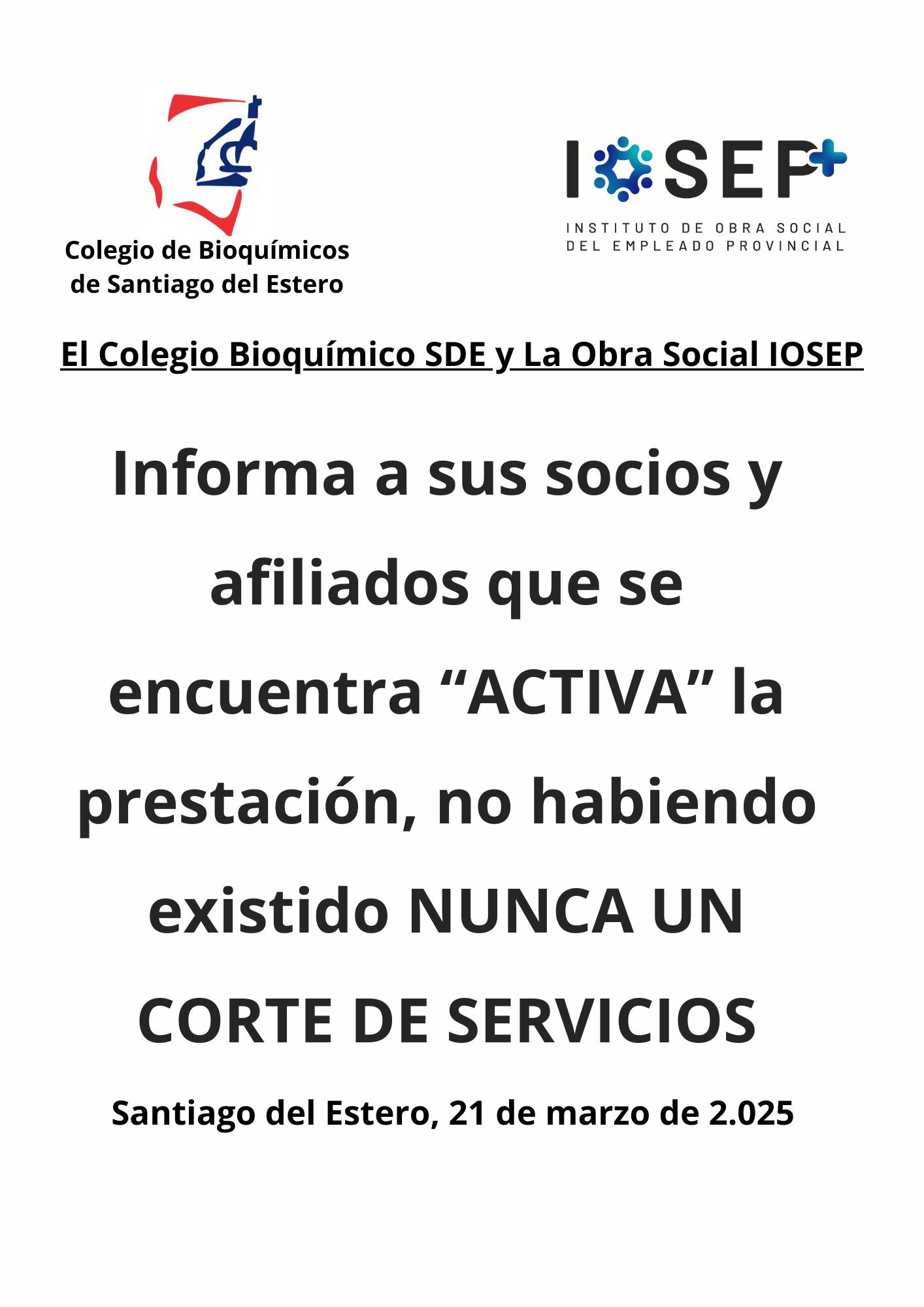 Colegio Bioquimico de Santiago del Estero | Santiago del Estero