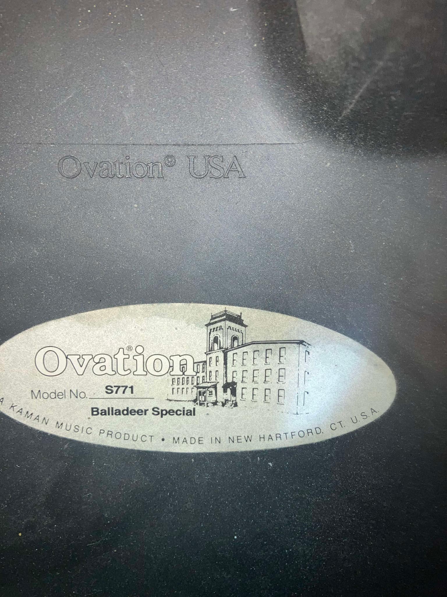 What can someone tell me about the Ovation S771 Baladeer Special 