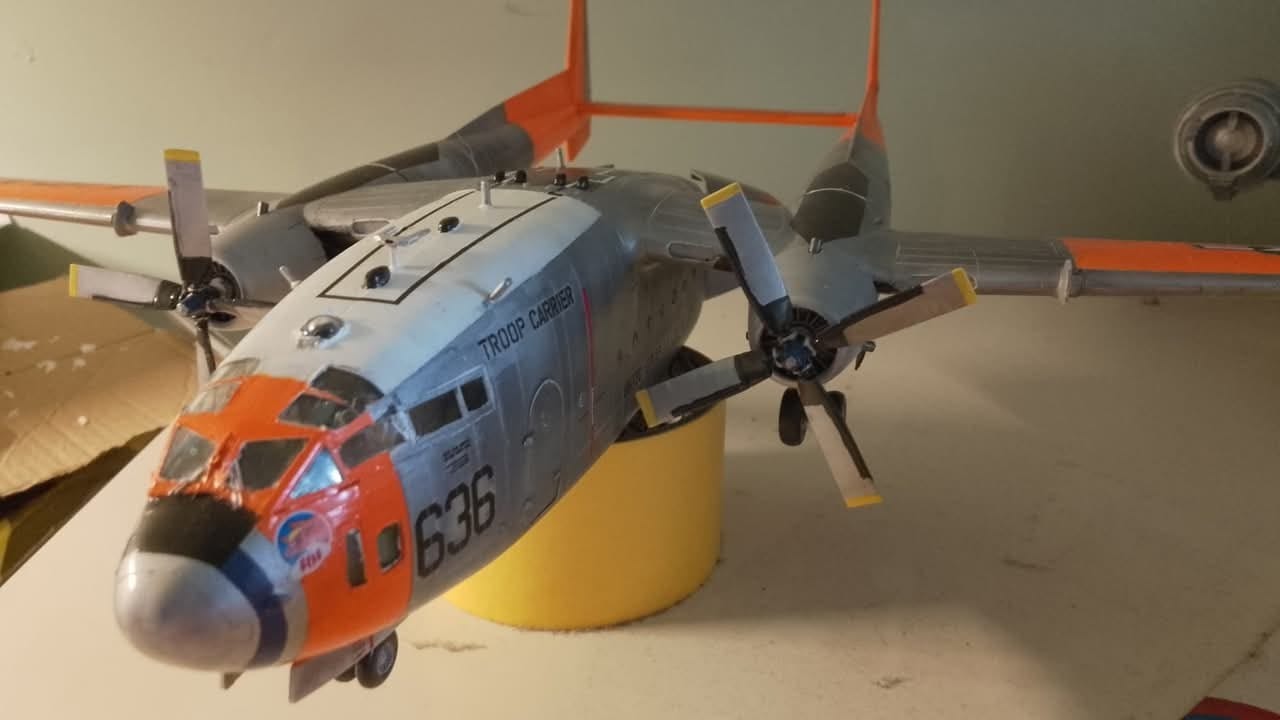 1/72 Italeri C-119C Flying Boxcar.
