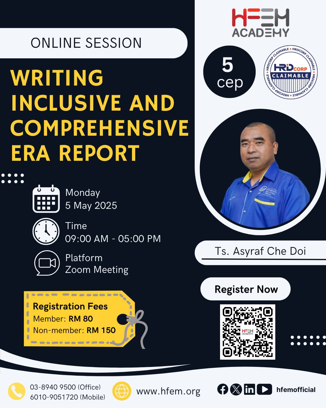 Human - 📢 Upcoming Online Training by HFEM Academy! ️ Writing Inclusive ...