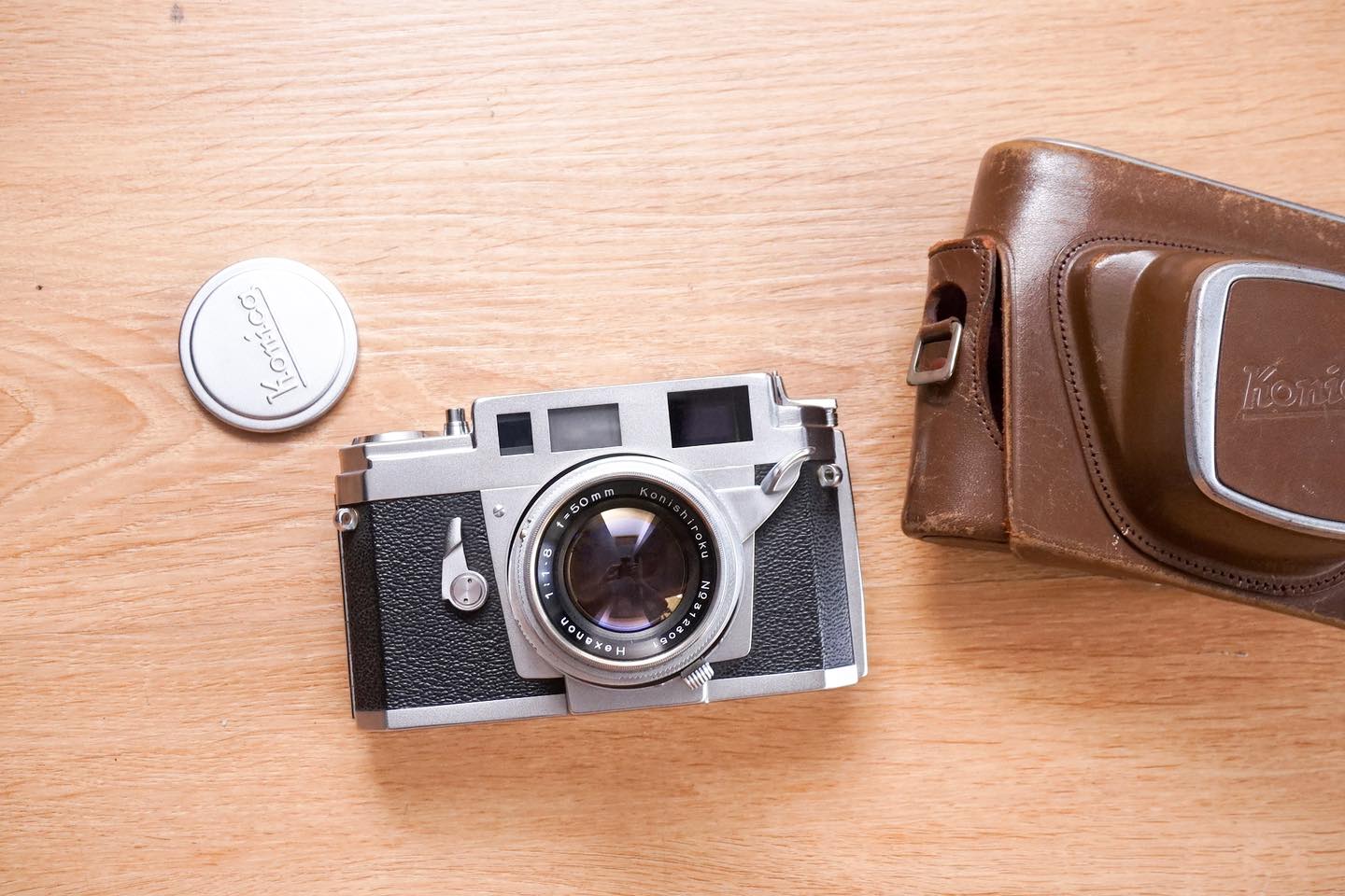 Konica III rangefinder with Hexanon 48mm f2 lens