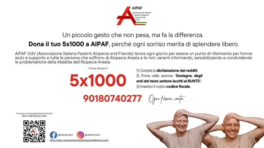 AIPAF Associazione Italiana Pazienti Alopecia and Friends ODV